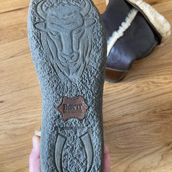 Born Leather Winter Boots with Shearling Lining - Picture 3 of 3